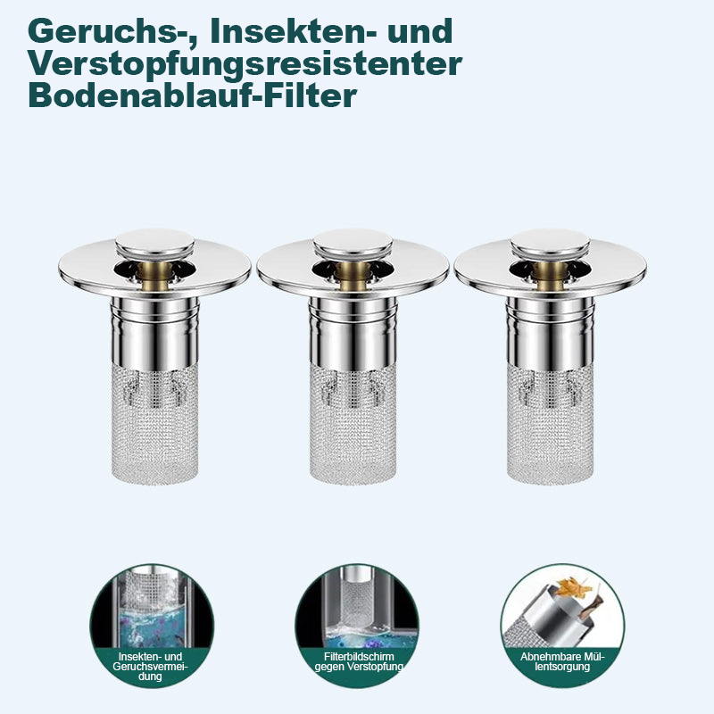 🔥Letzter Tag der Aktion 49 % Rabatt🔥Pop-up-Abflussfilter für Waschbecken----🛀Beseitigt Gerüche und verhindert Verstopfungen