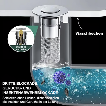 🔥Letzter Tag der Aktion 49 % Rabatt🔥Pop-up-Abflussfilter für Waschbecken----🛀Beseitigt Gerüche und verhindert Verstopfungen