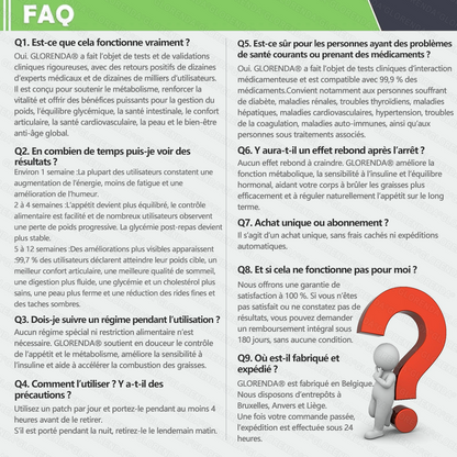 Boutique officielle 🪄 𝐆𝐋𝐎𝐑𝐄𝐍𝐃𝐀® Moringa · Berbérine + NAD+ – Patch Microneedle Nano Avancé 10-en-1 (1×/jour, résultats visibles en 7 jours) | Obésité, relâchement cutané, apnée du sommeil, articulations, etc.